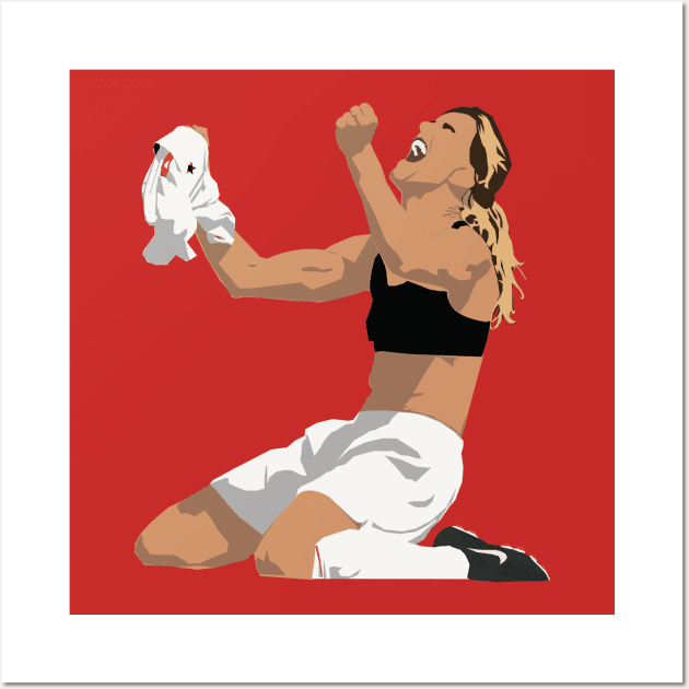 Brandi Chastain USWNT Wall Art by Hevding